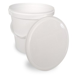 Plastic bucket with lid 10L.